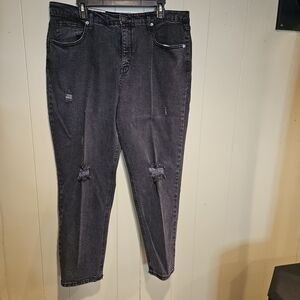 Wild Fable Jeans, Womens, Size 18, Black, Distressed Skinny Jeans,